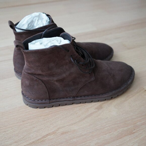 Marsell brown suede ankle boots - Picture 5 of 9